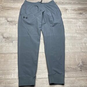 Under Armour Joggers Mens Large Gray Tapered Athletic Training Pants 14487